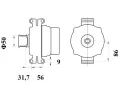 MAHLE Alternátor MAO MG 1060, MG 1060