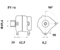 MAHLE Alternátor MAO MG 1086, MG 1086