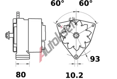 MAHLE Alterntor MAO MG 493, MG 493