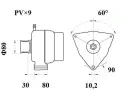 Alterntor MAHLE ‐ MAO MG 792