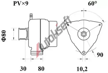 MAHLE Alterntor MAO MG 792, MG 792
