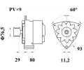 MAHLE Alterntor MAO MG 803, MG 803