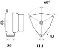 MAHLE Alterntor ‐ MAO MG 807