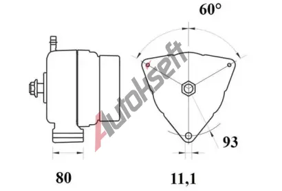 MAHLE Alterntor MAO MG 807, MG 807