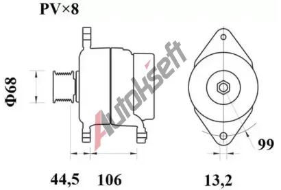MAHLE Alterntor MAO MG 814, MG 814