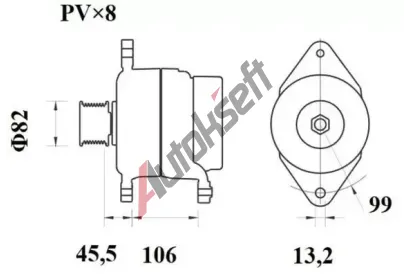 MAHLE Alterntor MAO MG 877, MG 877