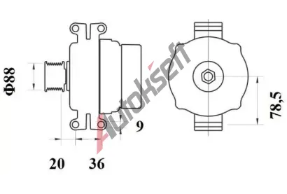 MAHLE Alterntor MAO MG 935, MG 935