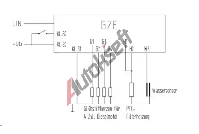 MAHLE Řídicí jednotka doby žhavení MAO MHG 84, MHG 84 MAHLE Řídicí jednotka doby žhavení MAO MHG 84, MHG 84