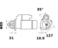 MAHLE Startr MAO MS 424, MS 424