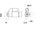 MAHLE Startr MAO MS 755, MS 755