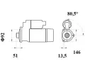MAHLE Startr MAO MS 757, MS 757