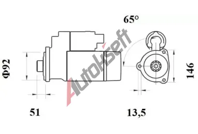 MAHLE Startr MAO MS 758, MS 758