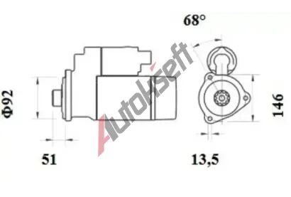 MAHLE Startr MAO MS 778, MS 778