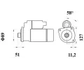 MAHLE Startr MAO MS 888, MS 888