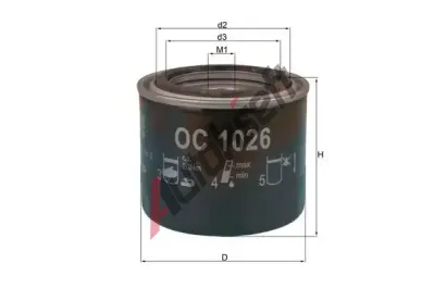 MAHLE Olejov filtr MAO OC 1026, OC 1026