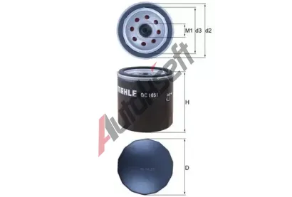 MAHLE Olejov filtr MAO OC 1051, OC 1051