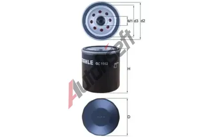 MAHLE Olejov filtr MAO OC 1063, OC 1063