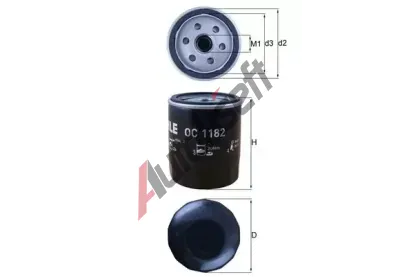 MAHLE Olejov filtr MAO OC 1182, OC 1182