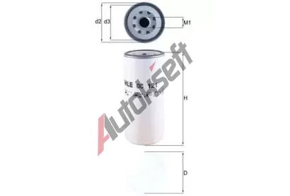 MAHLE Olejov filtr MAO OC 121, OC 121