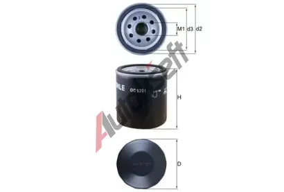 MAHLE Olejov filtr MAO OC 1291, OC 1291