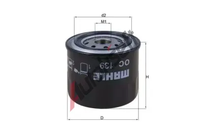MAHLE Olejov filtr MAO OC 139, OC 139