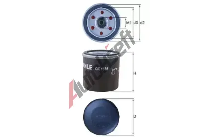 MAHLE Olejov filtr MAO OC 1566, OC 1566