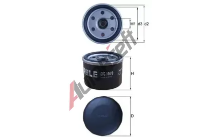 MAHLE Olejov filtr MAO OC 1570, OC 1570
