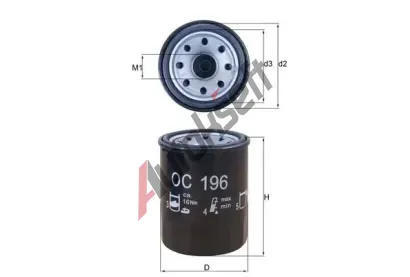 MAHLE Olejov filtr MAO OC 196, OC 196
