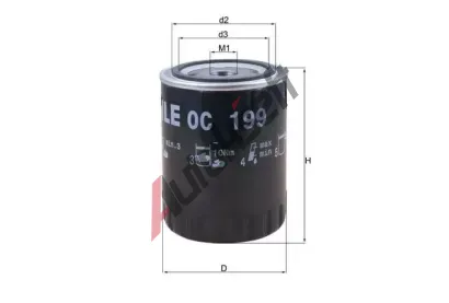 MAHLE Olejov filtr MAO OC 199, OC 199