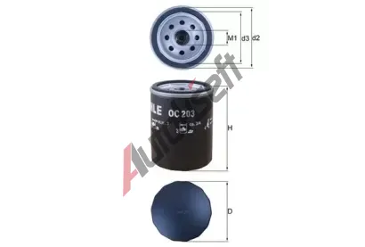 MAHLE Olejov filtr MAO OC 203, OC 203