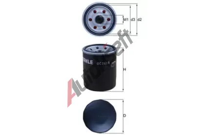 MAHLE Olejov filtr MAO OC 217/6, OC 217/6