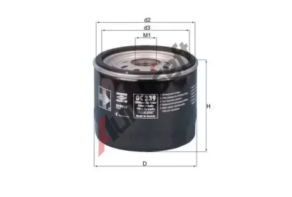 MAHLE Olejov filtr MAO OC 239, OC 239