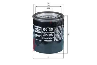 MAHLE Olejov filtr MAO OC 25, OC 25