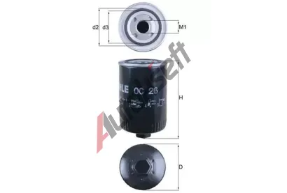 MAHLE Olejov filtr MAO OC 26, OC 26