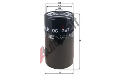 MAHLE Olejov filtr MAO OC 267, OC 267