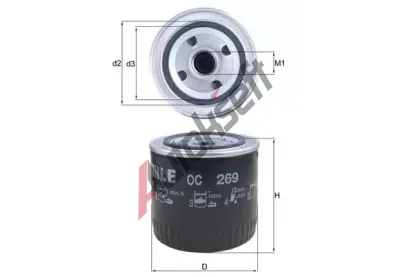 MAHLE Olejov filtr MAO OC 269, OC 269