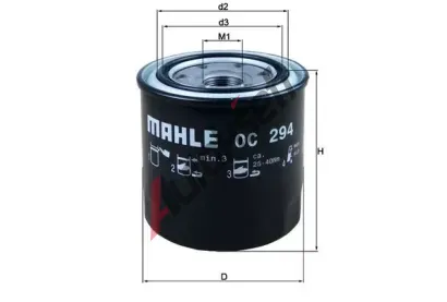 MAHLE Olejov filtr MAO OC 294, OC 294