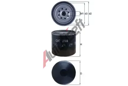 MAHLE Olejov filtr MAO OC 299, OC 299