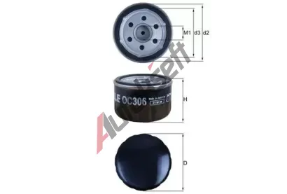 MAHLE Olejov filtr MAO OC 306, OC 306