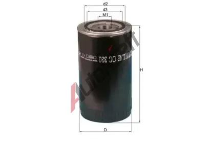 MAHLE Olejov filtr MAO OC 320, OC 320
