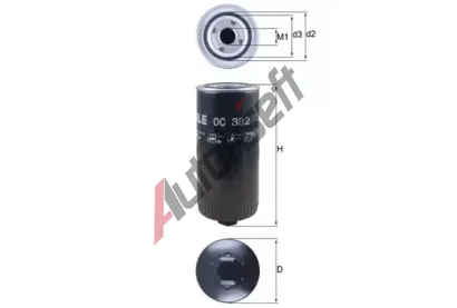 MAHLE Olejov filtr MAO OC 382, OC 382
