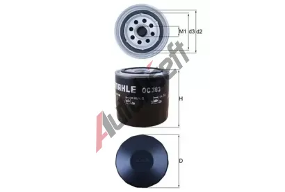 MAHLE Olejov filtr MAO OC 383, OC 383