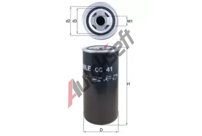 MAHLE Olejov filtr MAO OC 41, OC 41