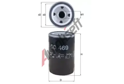 MAHLE Olejov filtr MAO OC 469, OC 469