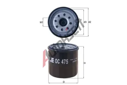 MAHLE Olejov filtr MAO OC 475, OC 475