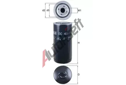 MAHLE Olejov filtr MAO OC 48, OC 48