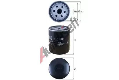 MAHLE Olejov filtr MAO OC 501, OC 501
