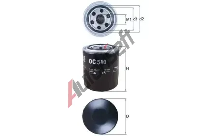 MAHLE Olejov filtr MAO OC 540, OC 540
