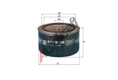 MAHLE Olejov� filtr MAO OC 548, OC 548