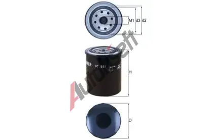 MAHLE Olejov� filtr MAO OC 581, OC 581